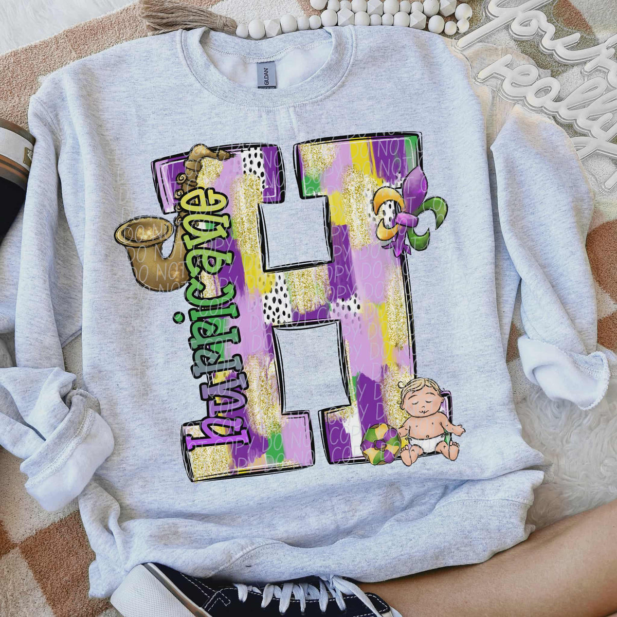 Hurricane Mardi Gras (city) DTF Transfer