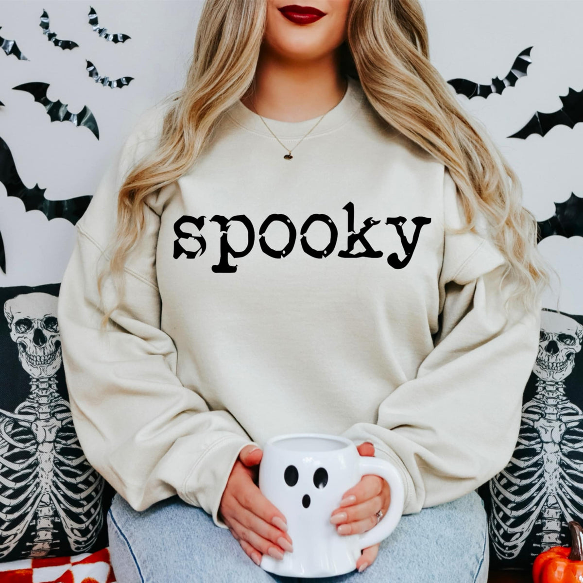 Spooky black font (abd) DTF transfer