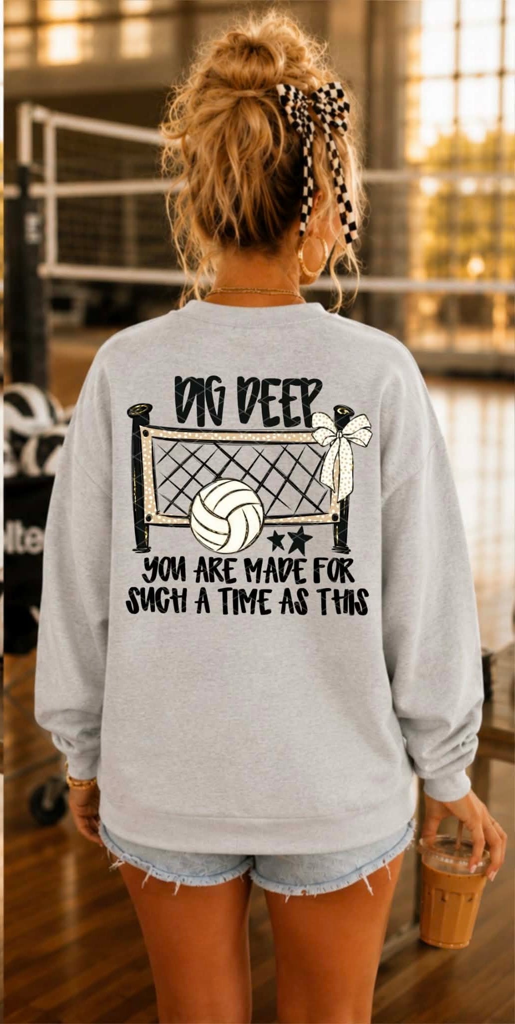 Dig deep you are made for such a time as this SOCCER BACK (SDD) DTF Transfer