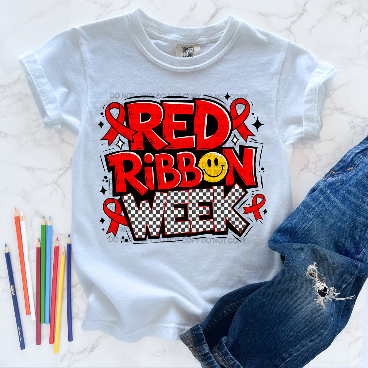 Red Ribbon Week (SCG) DTF Transfer