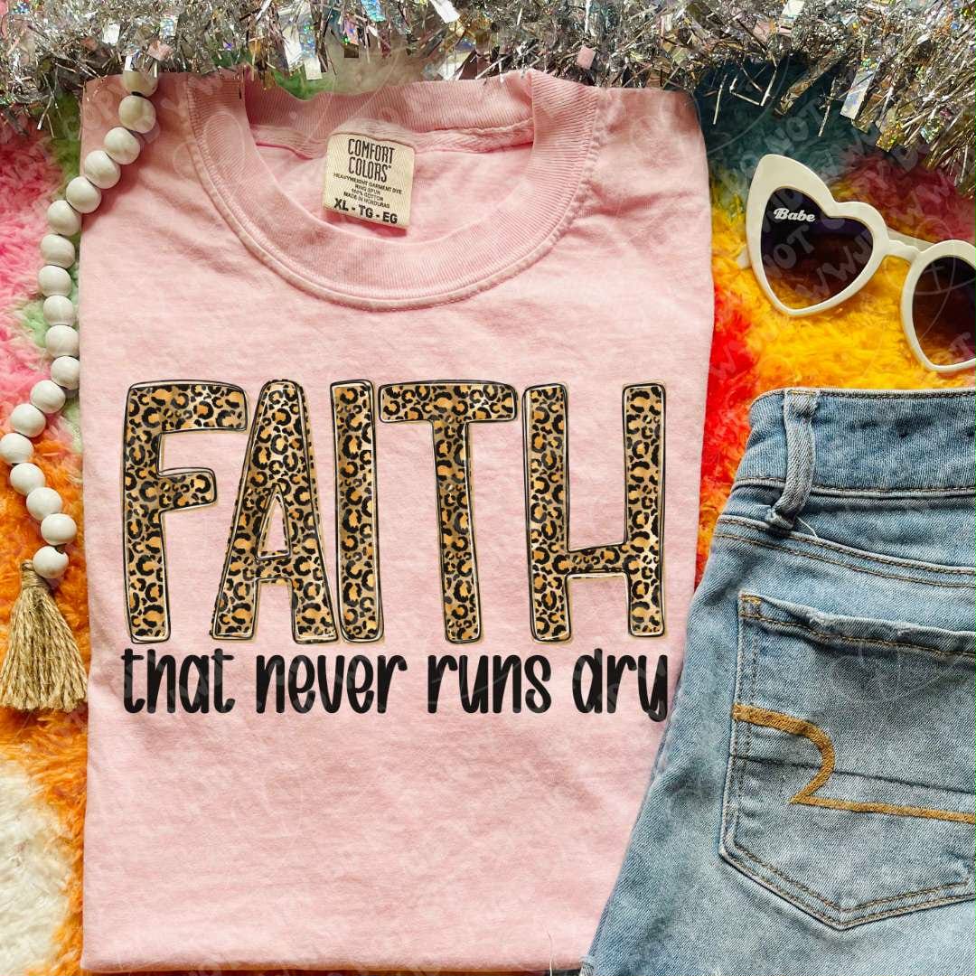 Faith that never runs dry leopard (SSD) DTF TRANSFER