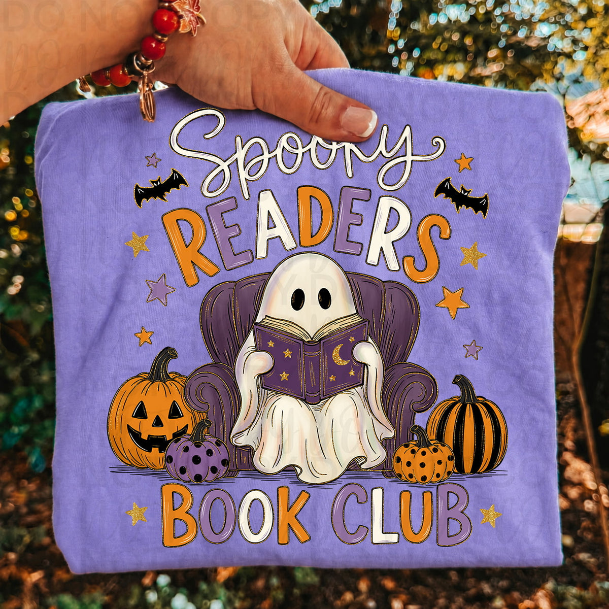 Spooky readers book club Sunday Special DTF transfer