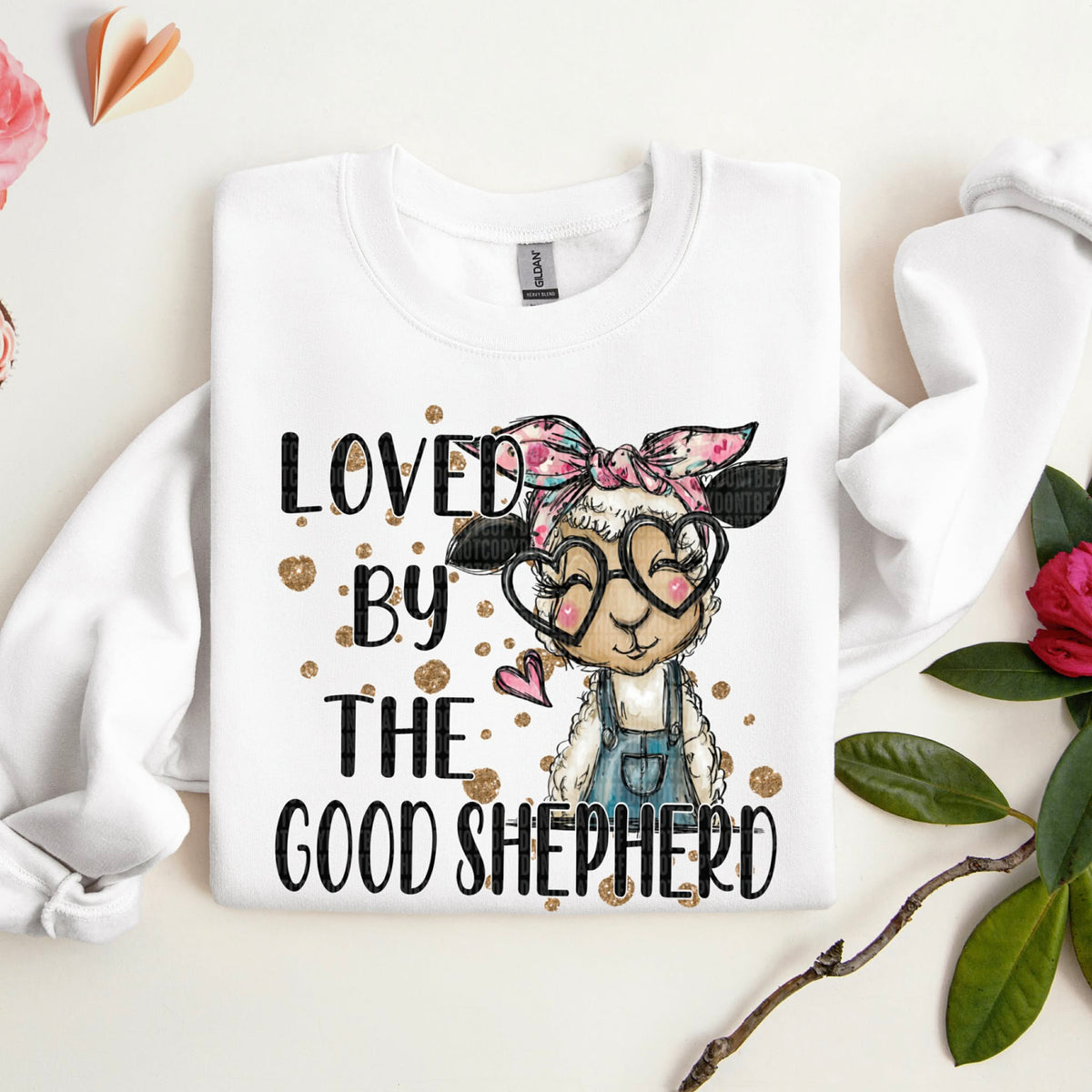 Loved by the good shepherd (SDD) DTF transfer