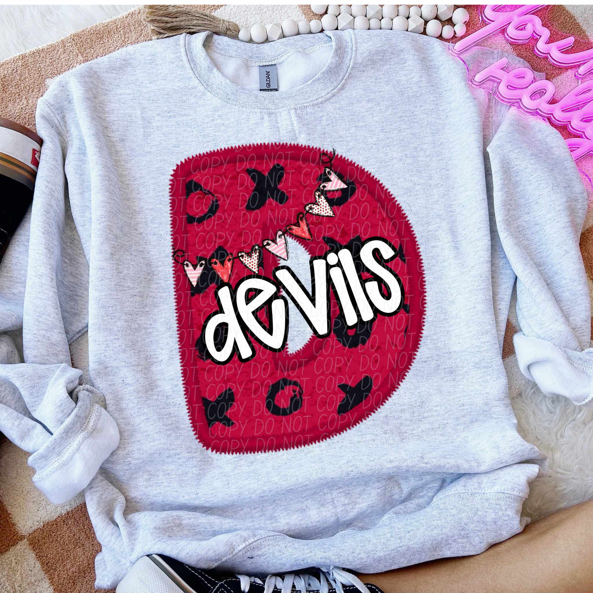 D devils valentine (CITY) 77984 DTF transfer