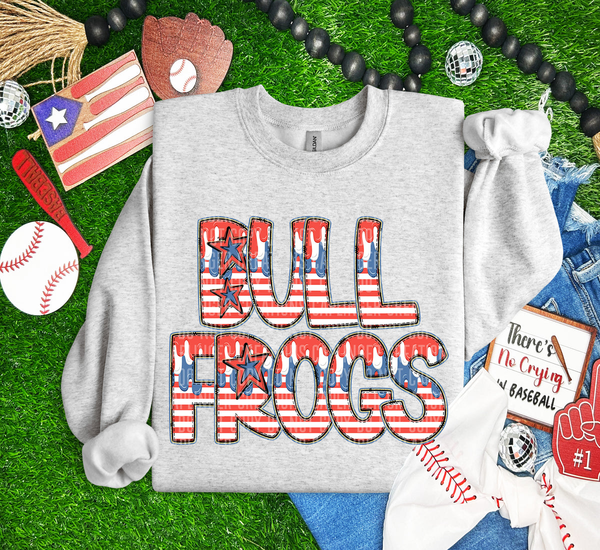 Bullfrogs drip (Caplinger) DTF transfer