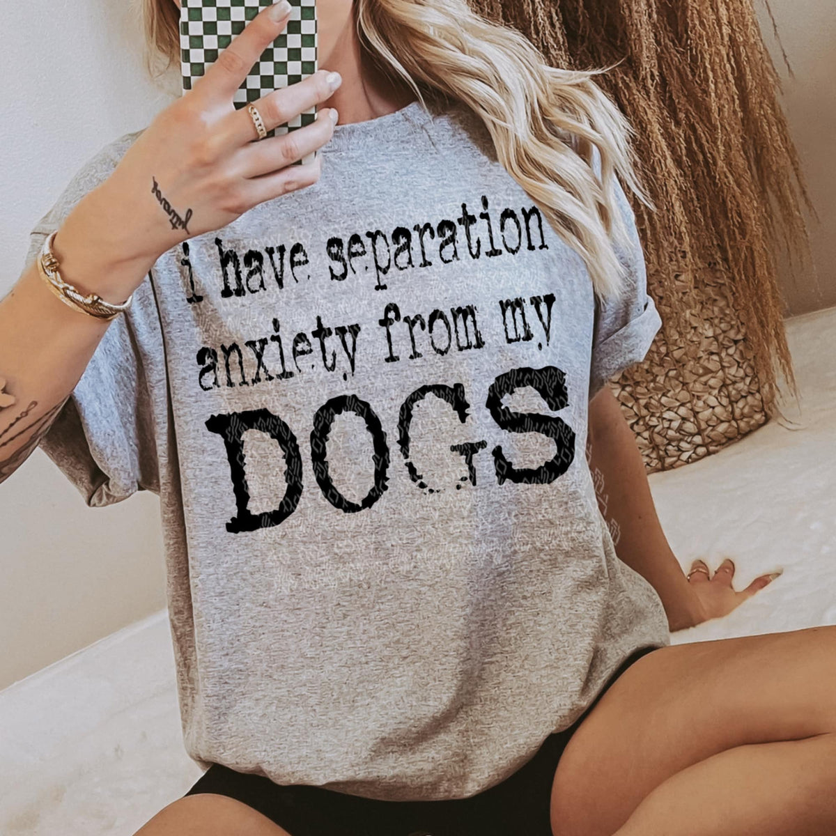 I have separation anxiety from my dogs (TTD) 90243 DTF transfer