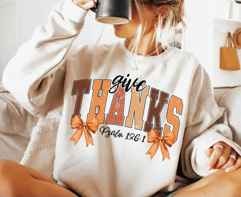 Give thanks 109836 DTF transfers