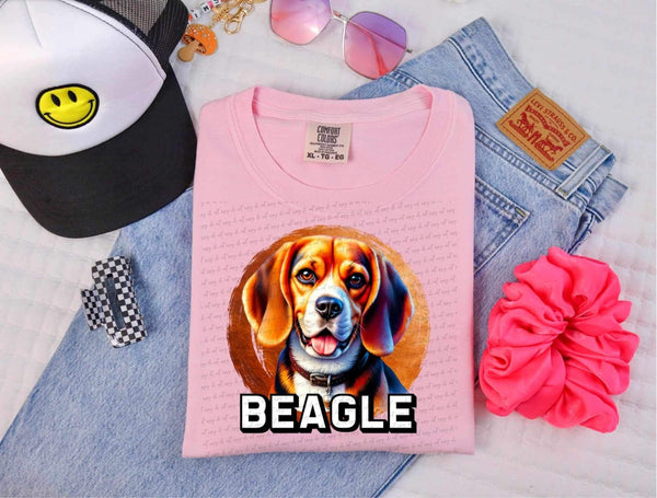 Beagle DTF transfer 13928