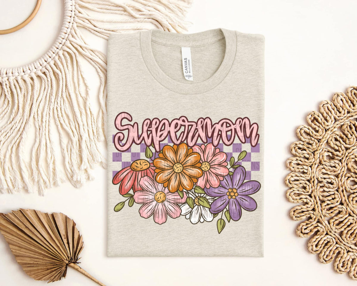 Super mom flowers (Caplinger) 92689 DTF transfer