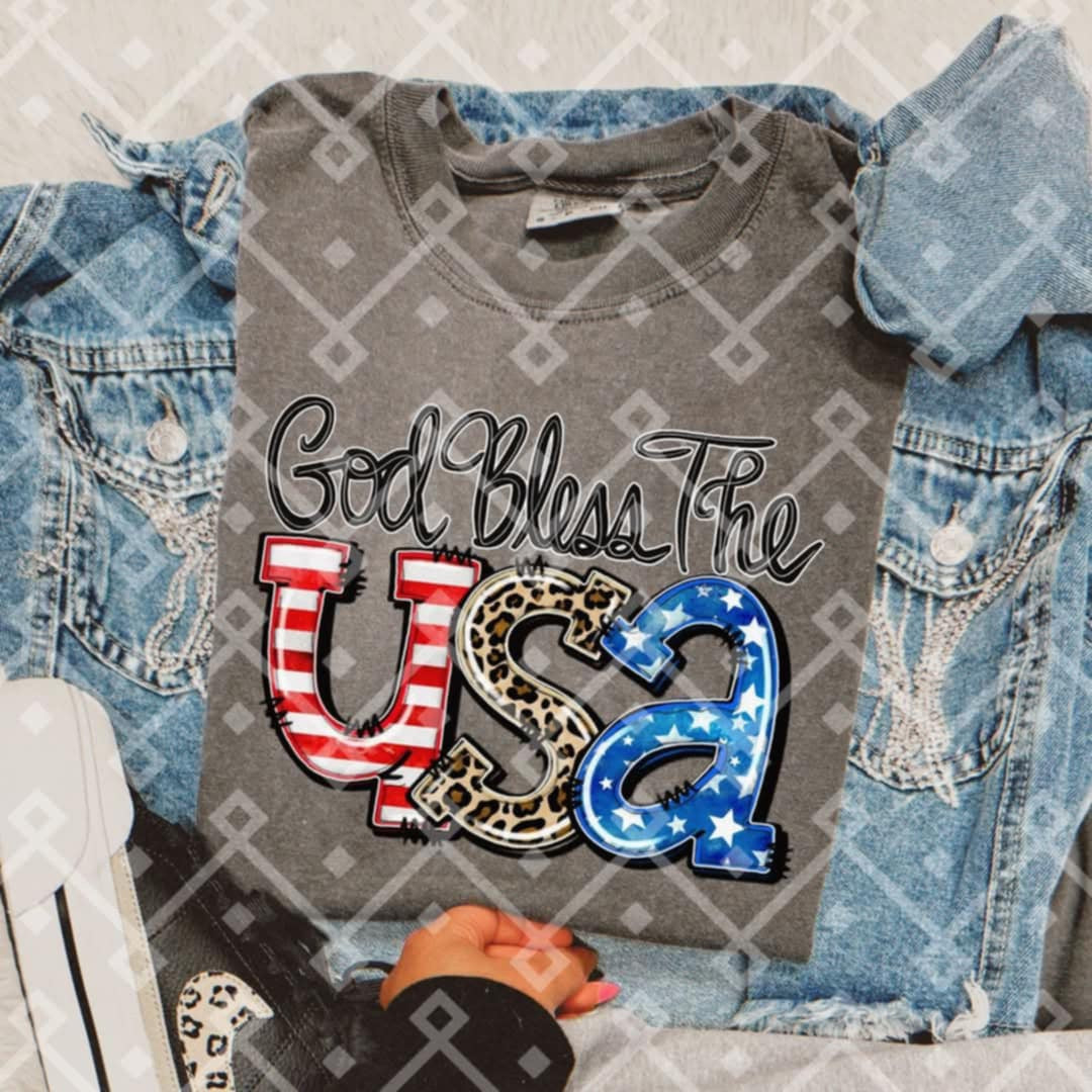 God bless the USA (Crafti) 106417 DTF transfer