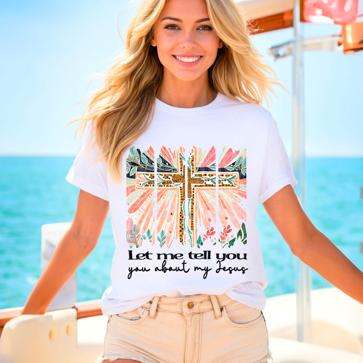Let me tell you about my Jesus polka dot cross 95321 DTF transfer