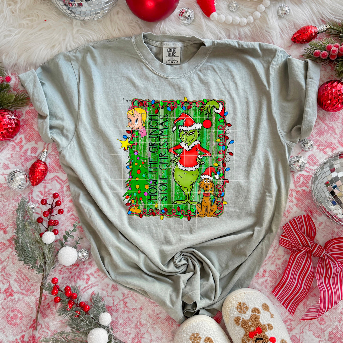 Green Christmas Green Frame (sarcastic momma) 113730 DTF transfer
