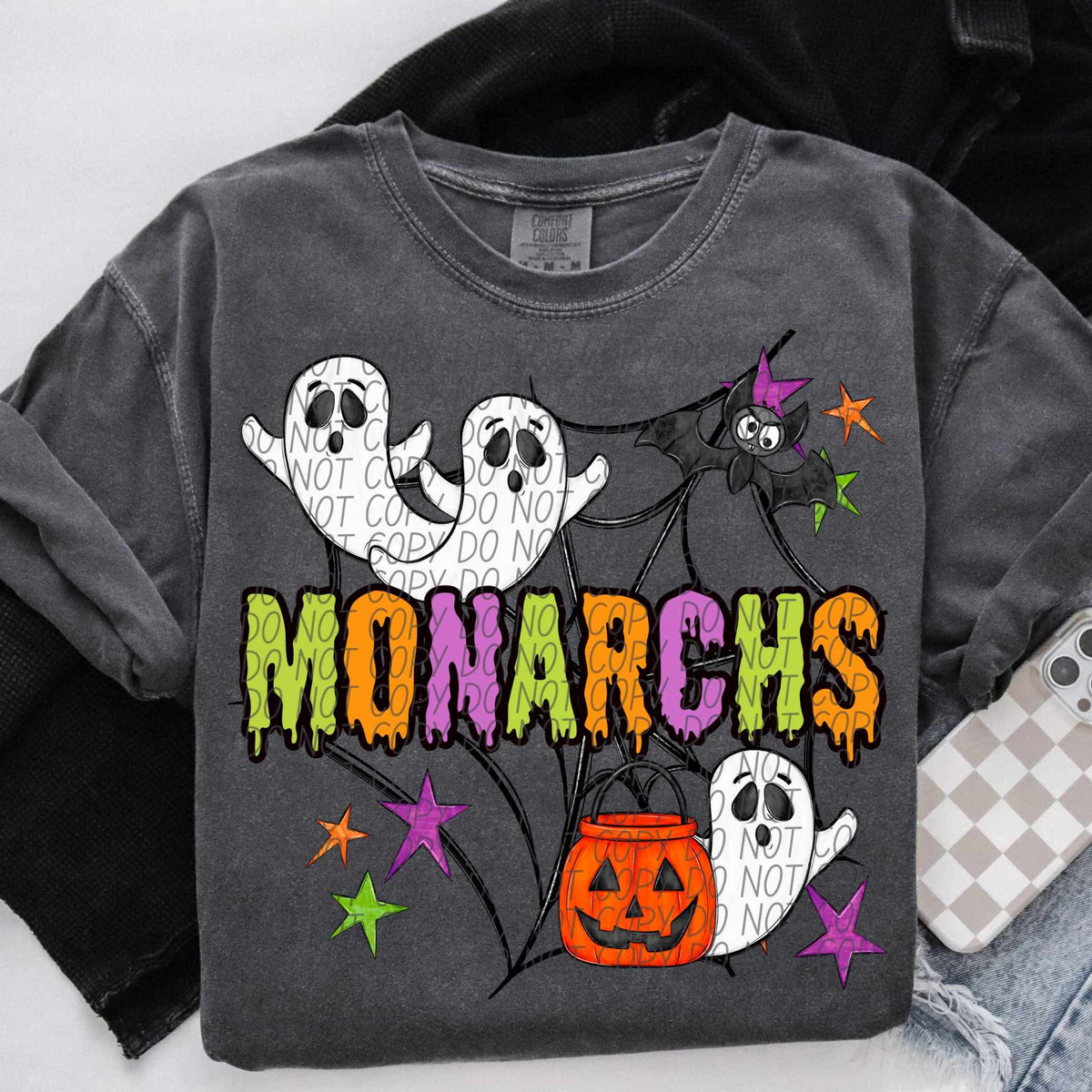 Monarchs Halloween (City) DTF transfer