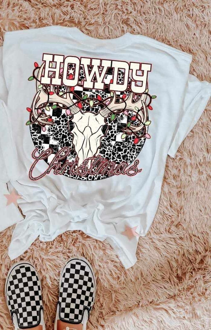 Howdy Christmas circle (LYTTLE) 64209 DTF transfer