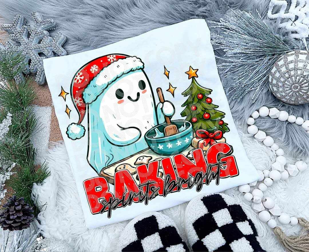 Baking spirits bright ghost (PH) 65119 DTF transfer