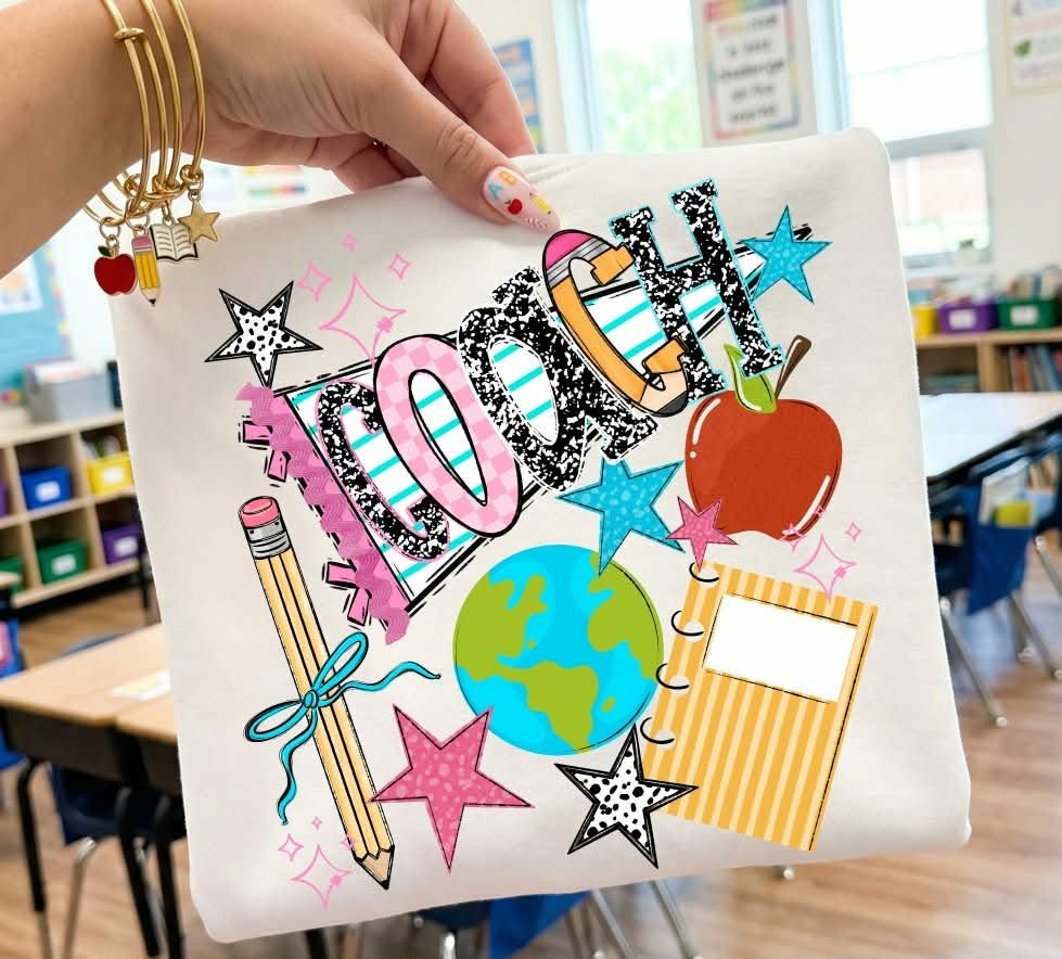 Coach back to school pennant (S&G) DTF Transfer