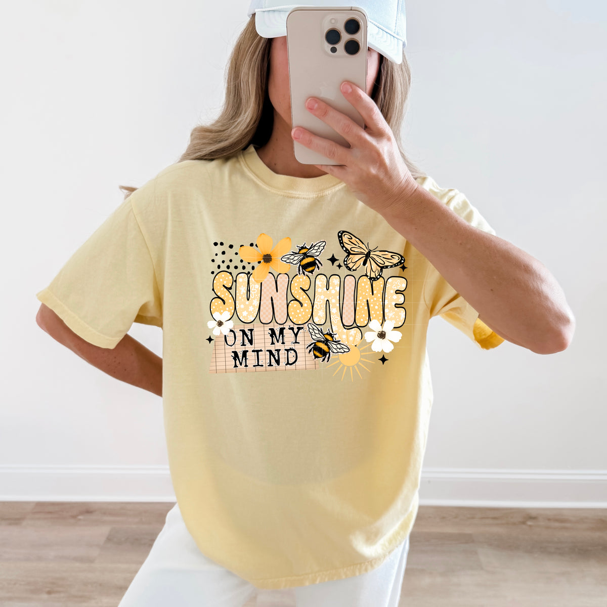 Sunshine on my mind bees (CSC) DTF Transfer