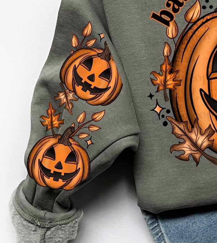 Pumpkin sleeve (CSC) 55586 DTF transfer