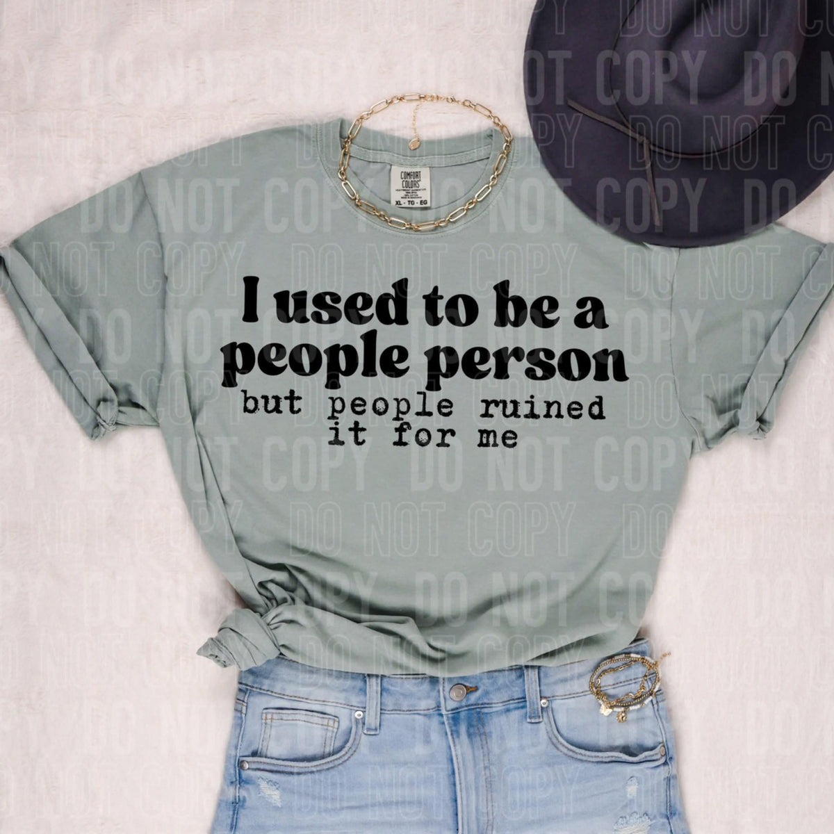 I used to be a people person (SBB) 106800 DTF transfer