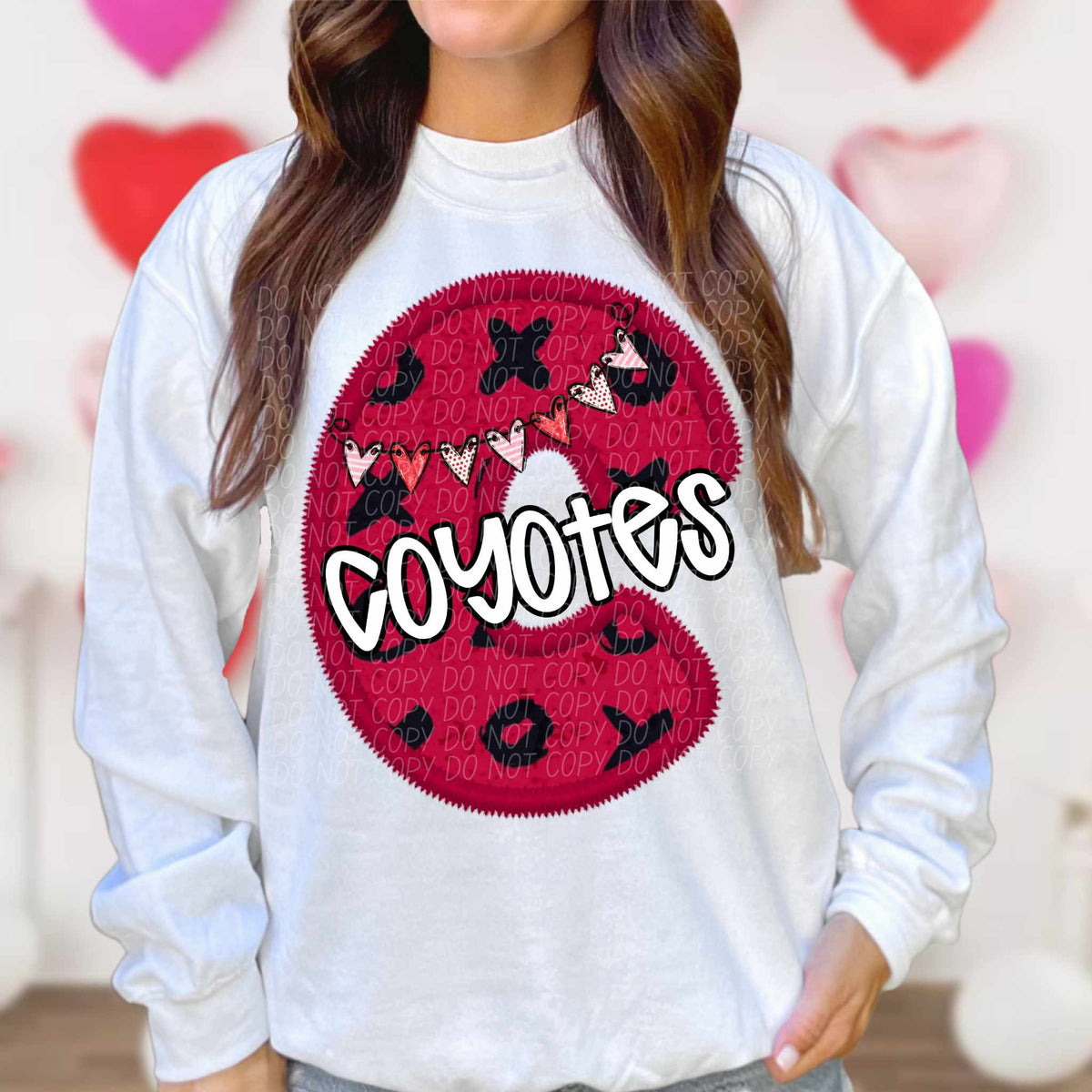 C coyotes valentine (CITY) 77976 DTF transfer