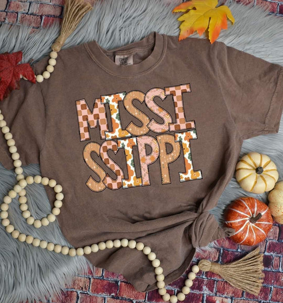 Mississippi fall boho states (S&G) 52709 DTF transfer