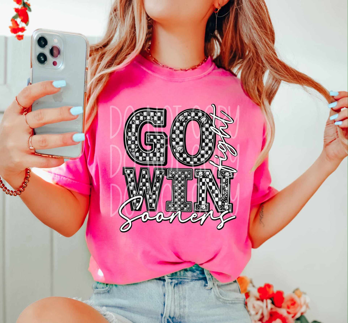 Go fight win Sooners (HW) 53434 DTF transfer