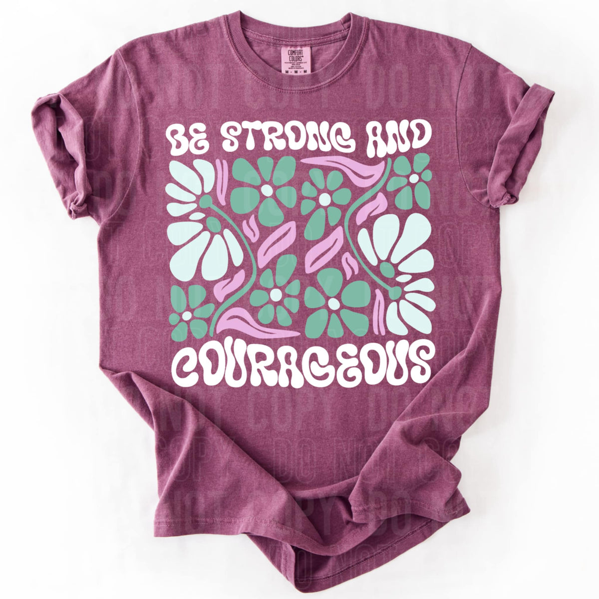 Be strong and courageous (SBB) 92055 DTF transfer