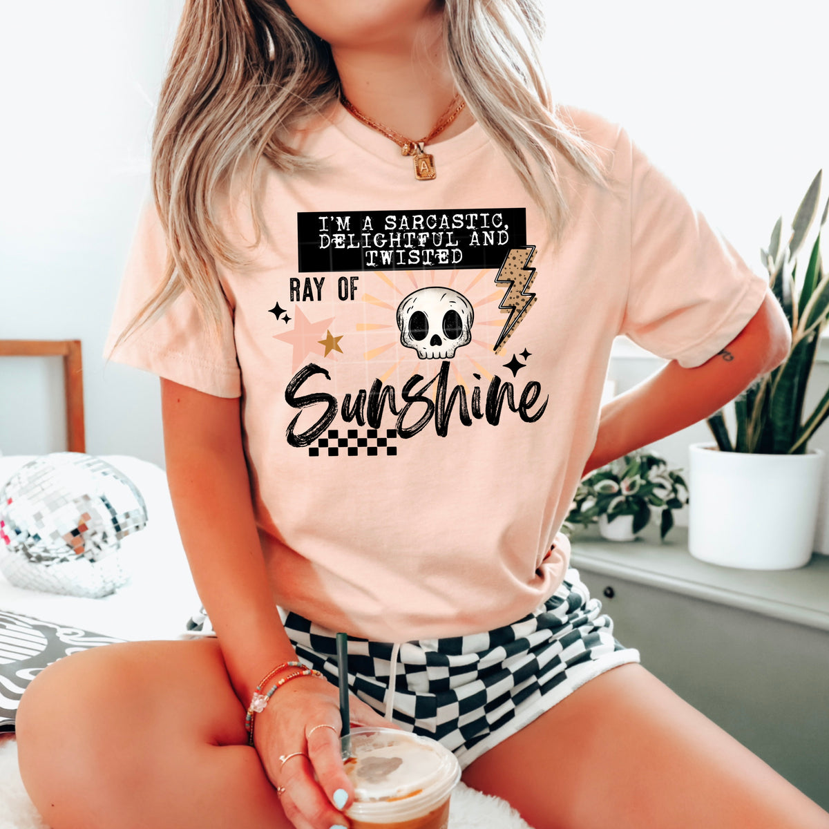 Ray of sunshine BLACK (CSC) DTF Transfer