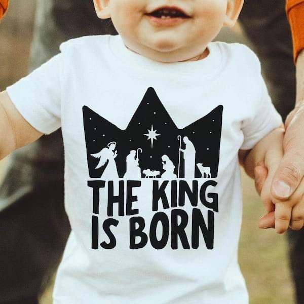 The king is born BLACK (KARTA) 62885 DTF transfer