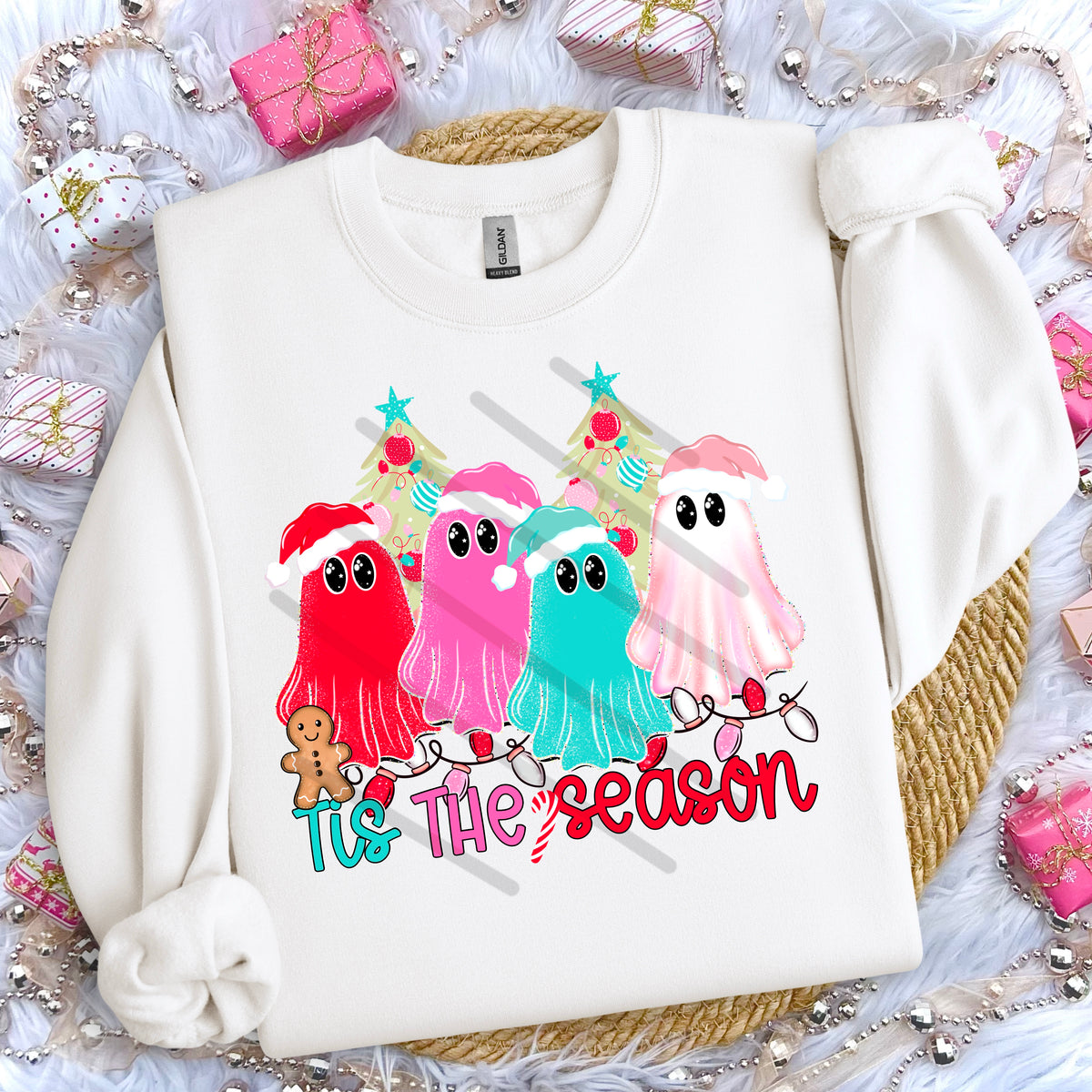 Tis The Season Ghosts 114014 DTF transfer