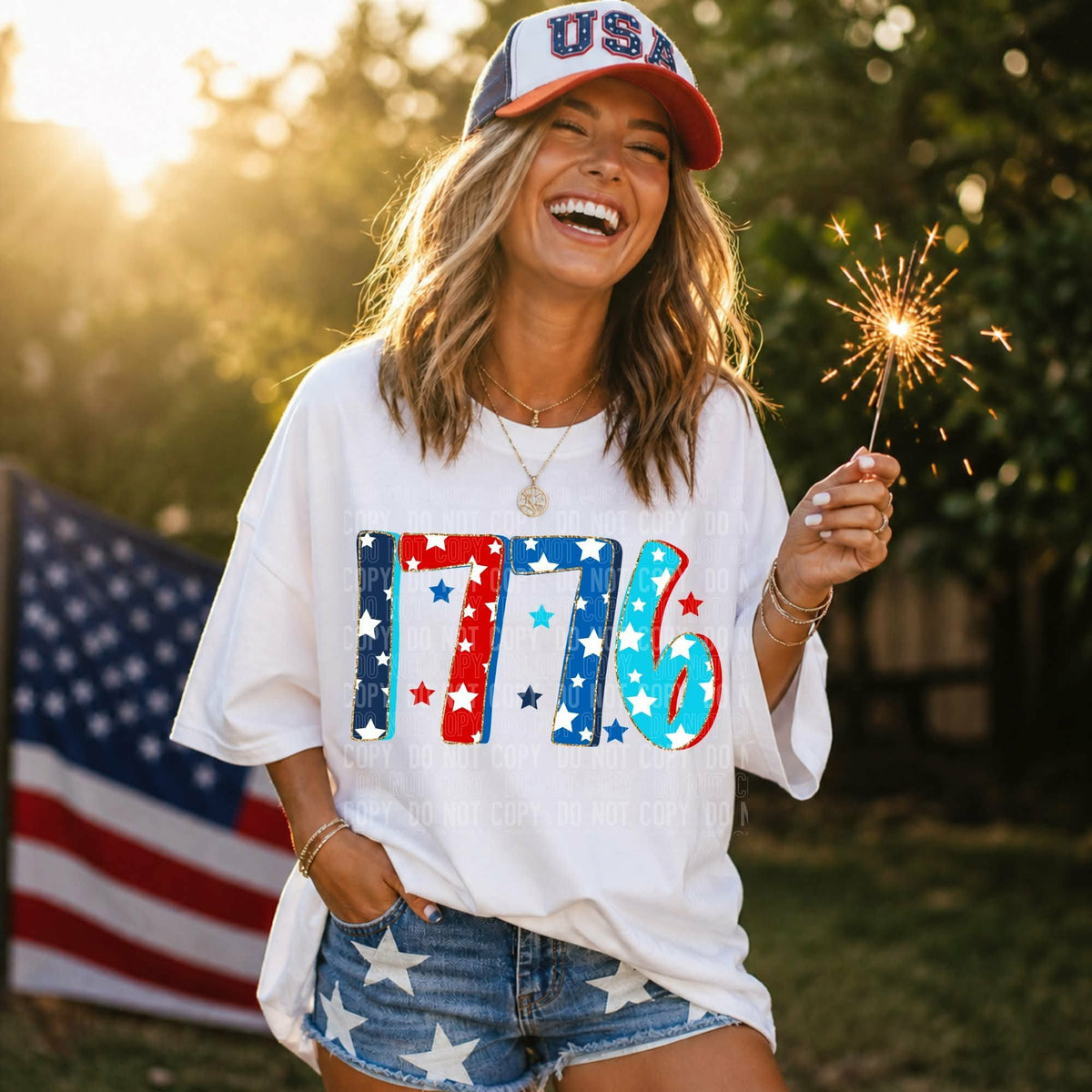 1776 stars Sunday Special DTF transfer