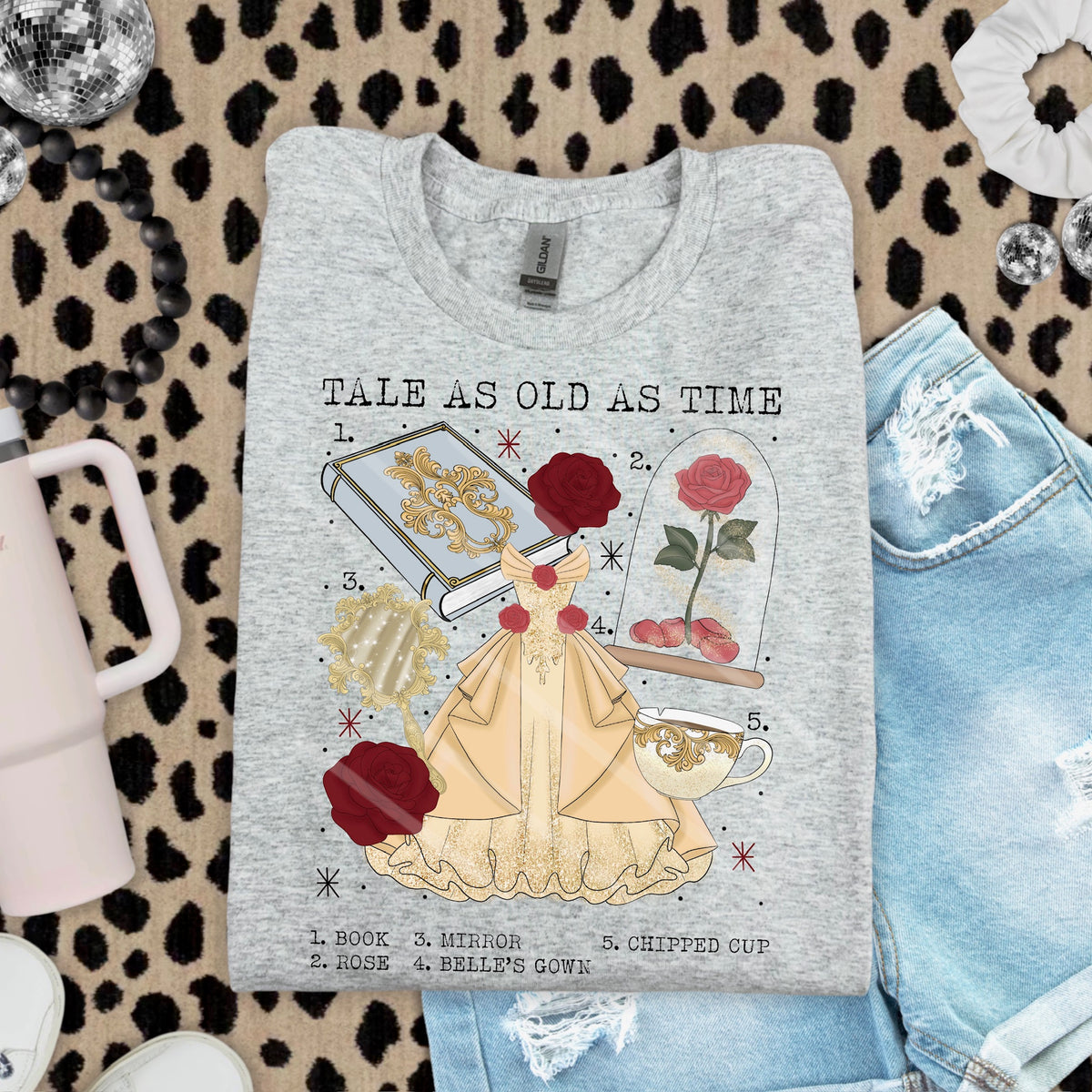 Tale as old as Time Collage 113882 DTF transfer
