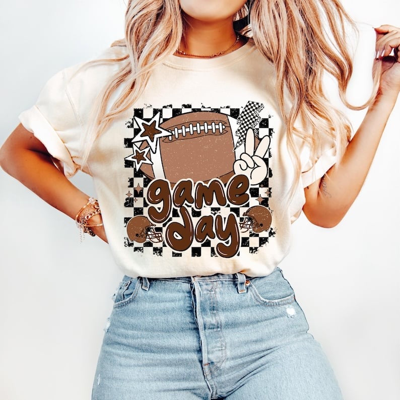 Game day football retro 58239 DTF transfer