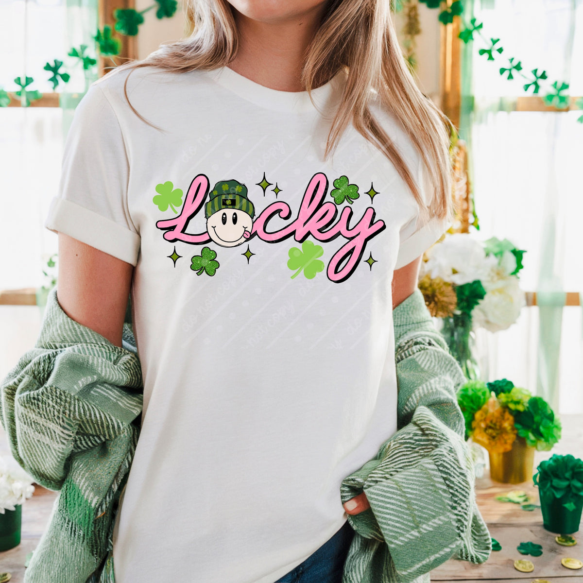 Lucky Happy (exclusive) DTF Transfer