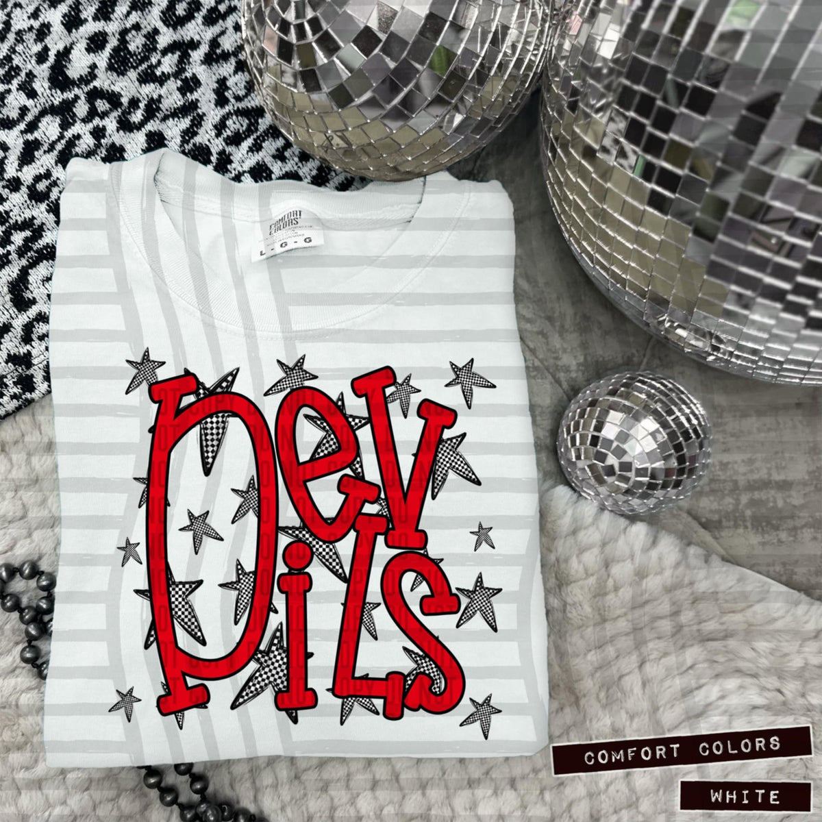 Red Staggered Mascots (Caplinger)