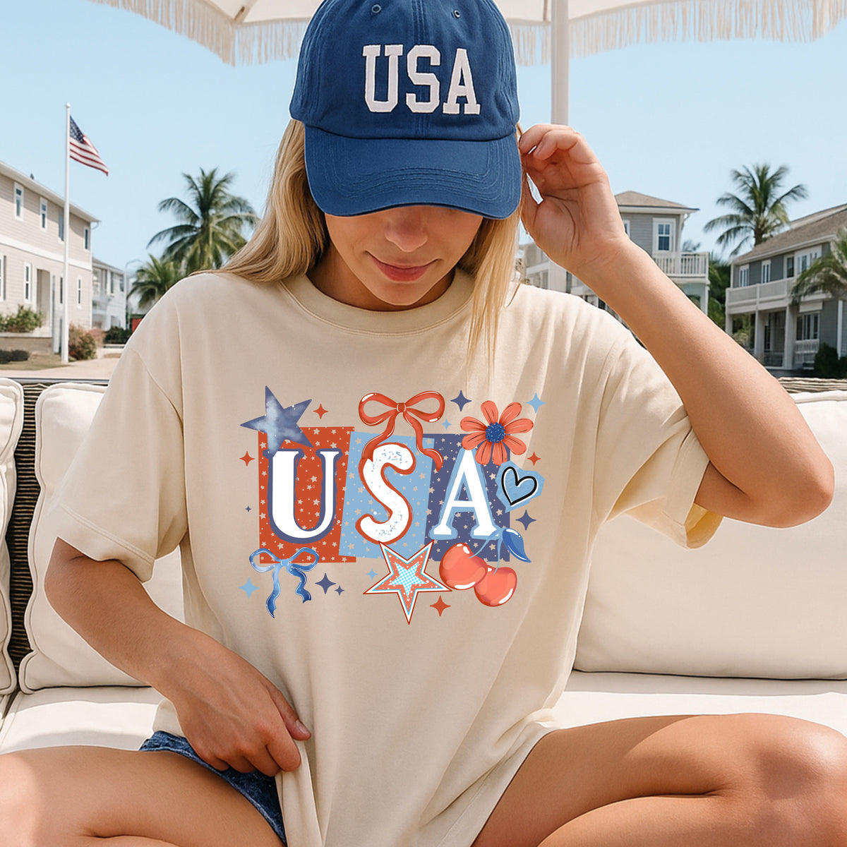 USA magazine font (CSC) DTF Transfer