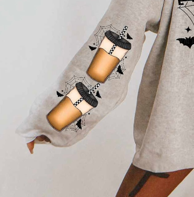 The coffee addicts club SLEEVE (CSC) 52325 DTF transfer