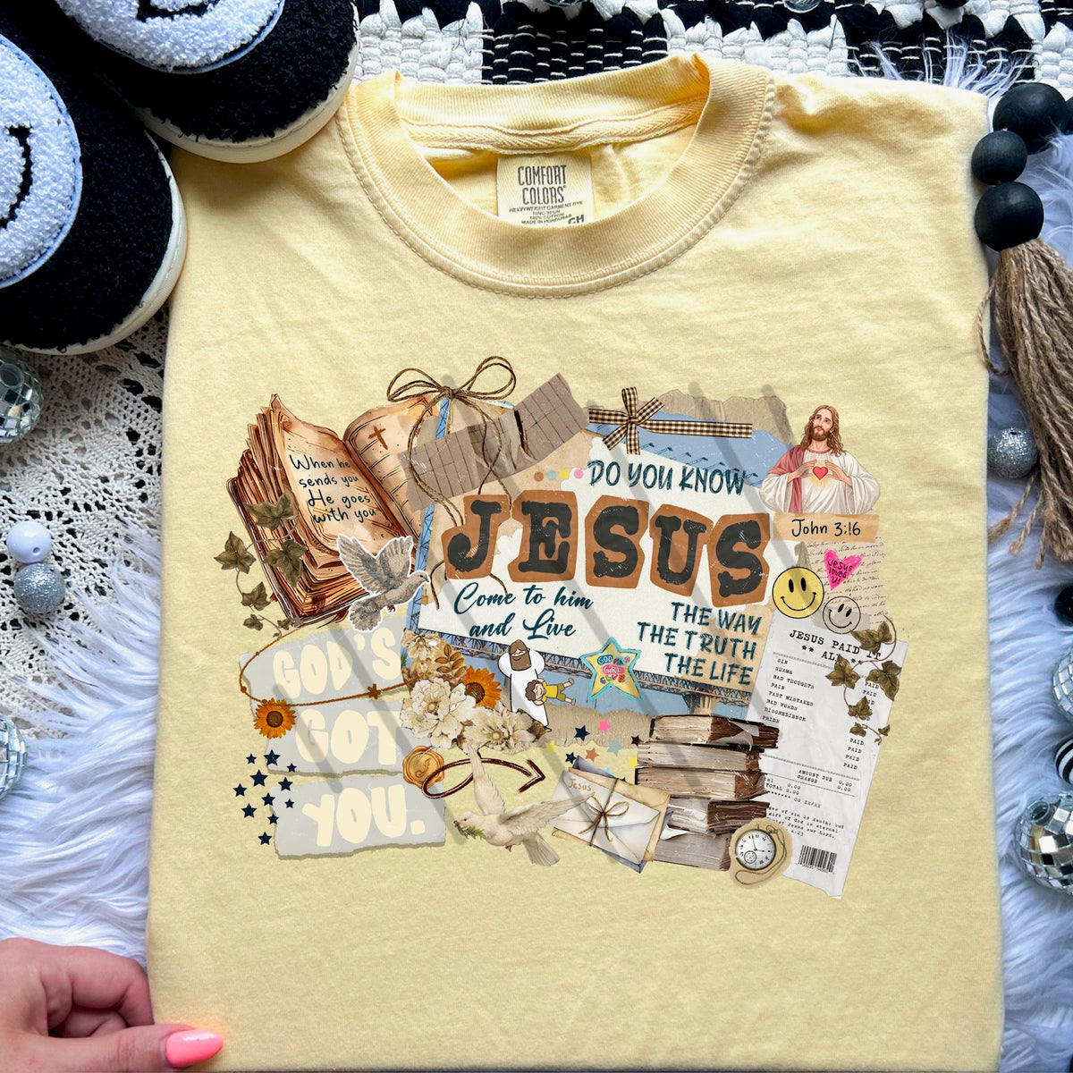 Do you know Jesus collage 113714 DTF Transfer