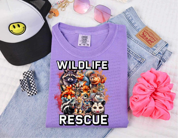 Wildlife Rescue 13910 DTF transfer