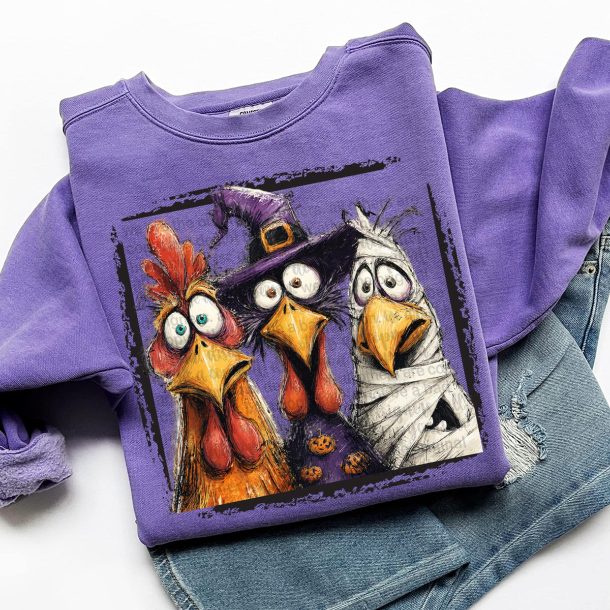 Three Turkeys TTD DTF transfer