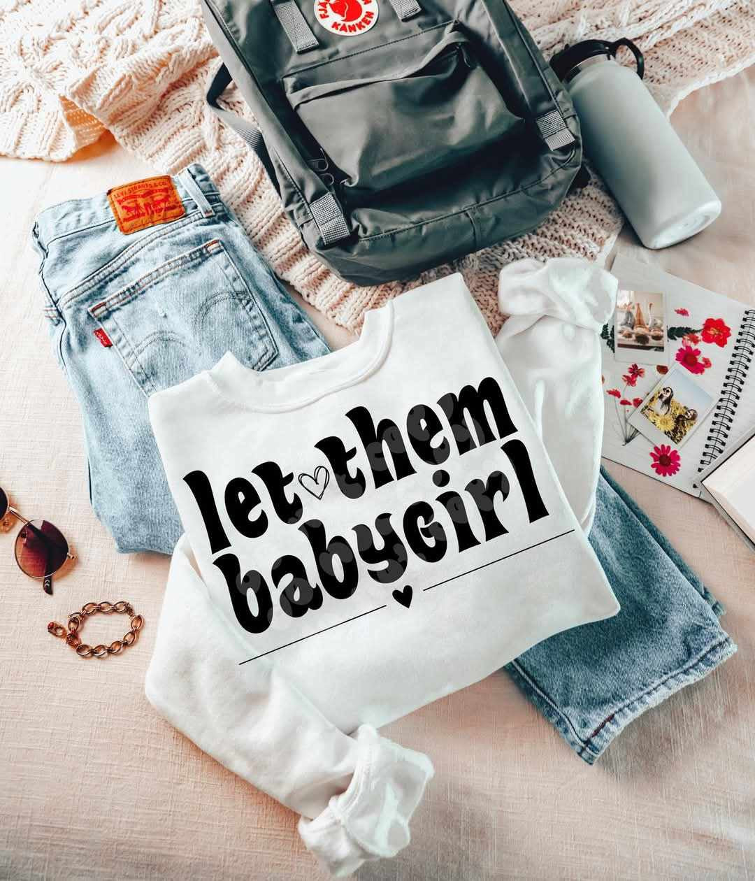 Let them baby girl (LYTTLE) 77597 DTF transfer