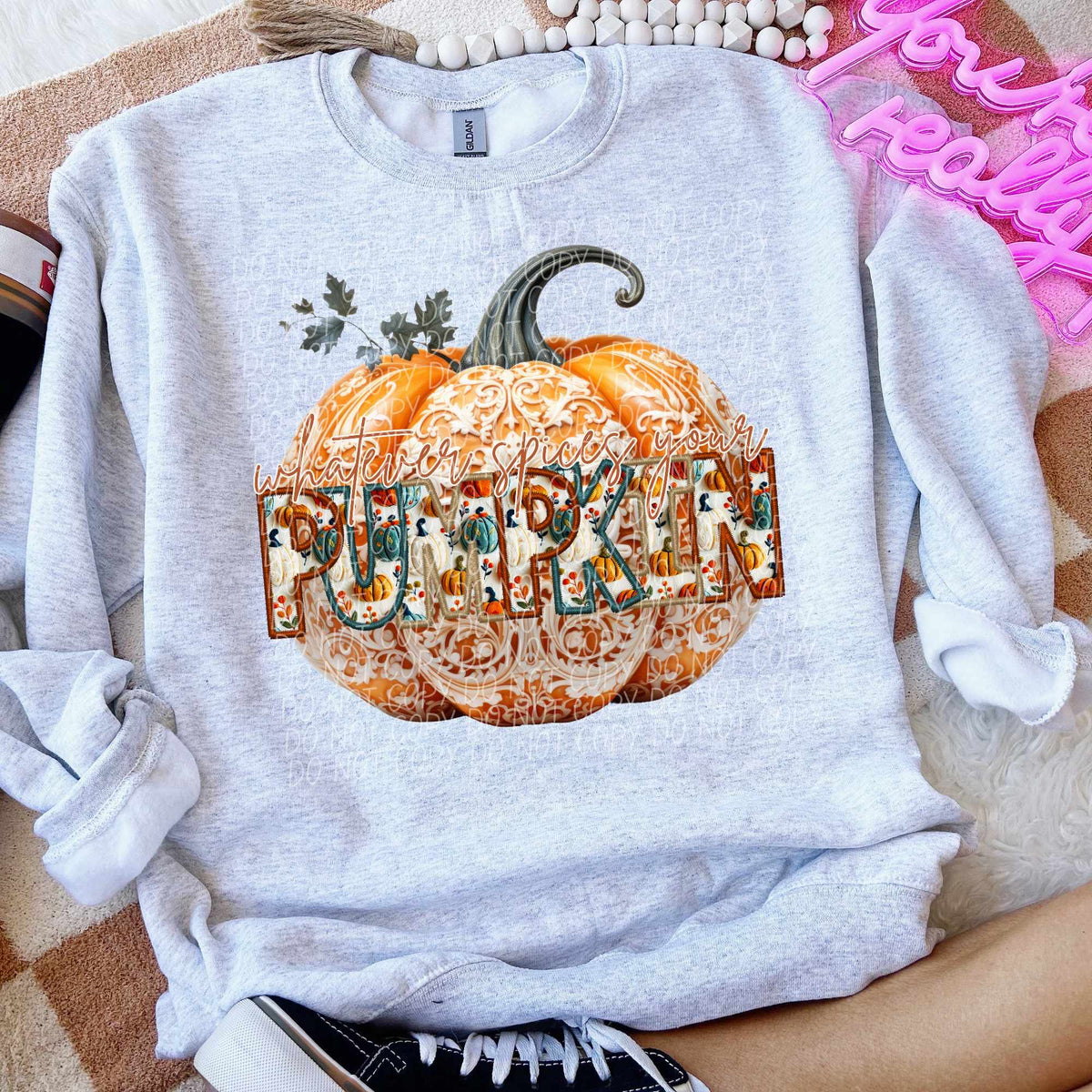 Whatever spices your pumpkin (CITY) 44368 DTF transfer