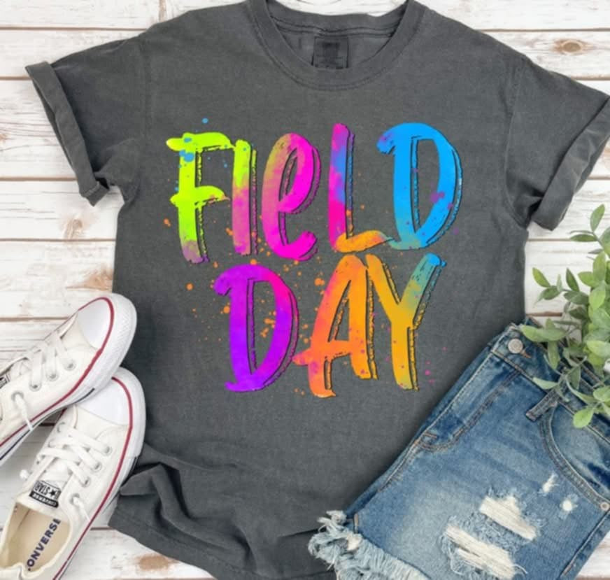 Field day neon splash (S&G) 100423 DTF transfer