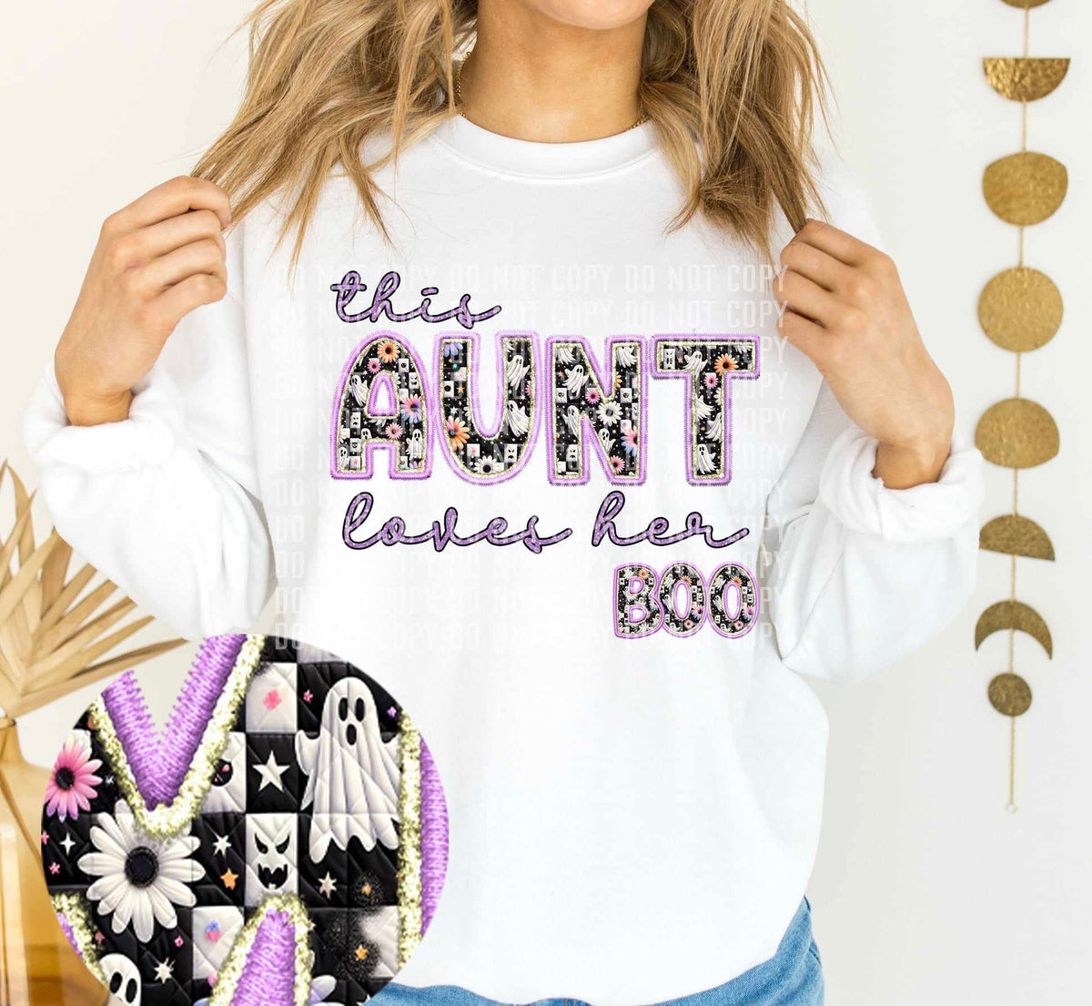 This aunt loves her boo (caplinger) 62792 DTF transfer