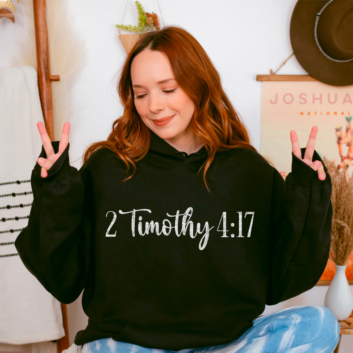 2 Timothy 4:17 white 91700 DTF transfer