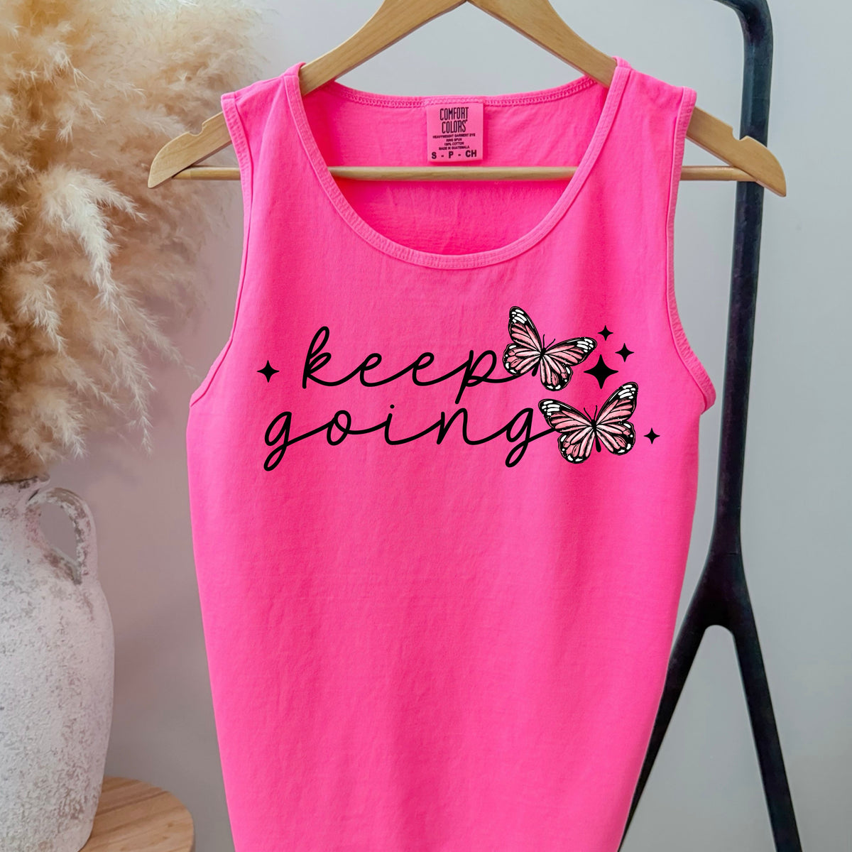 Keep going butterflies BLACK (CSC) DTF Transfer