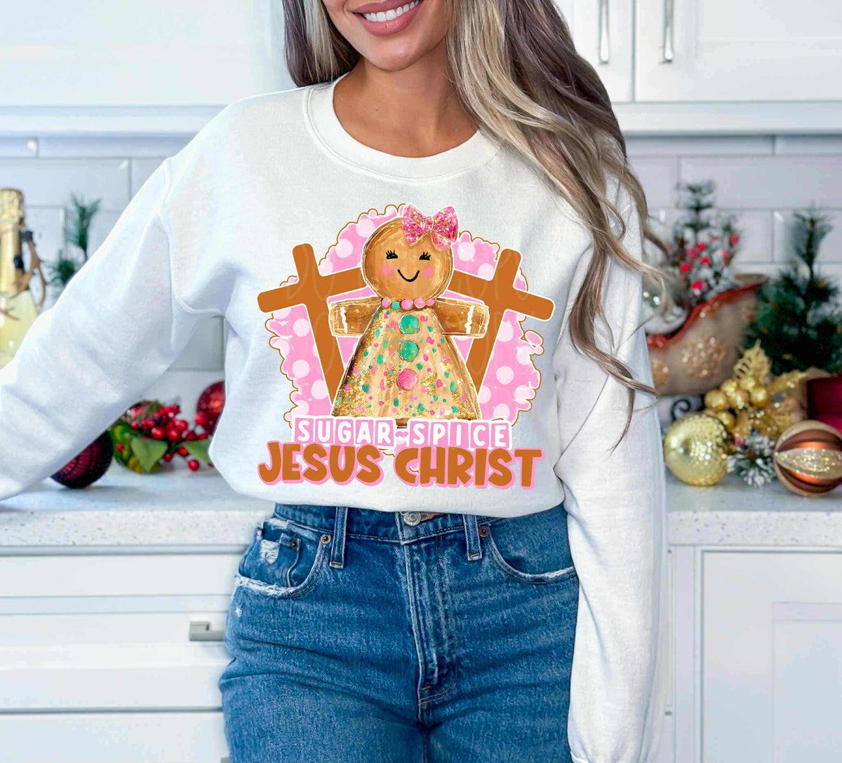Sugar Spice Jesus Christ gingerbread (C’s) DTF Transfer