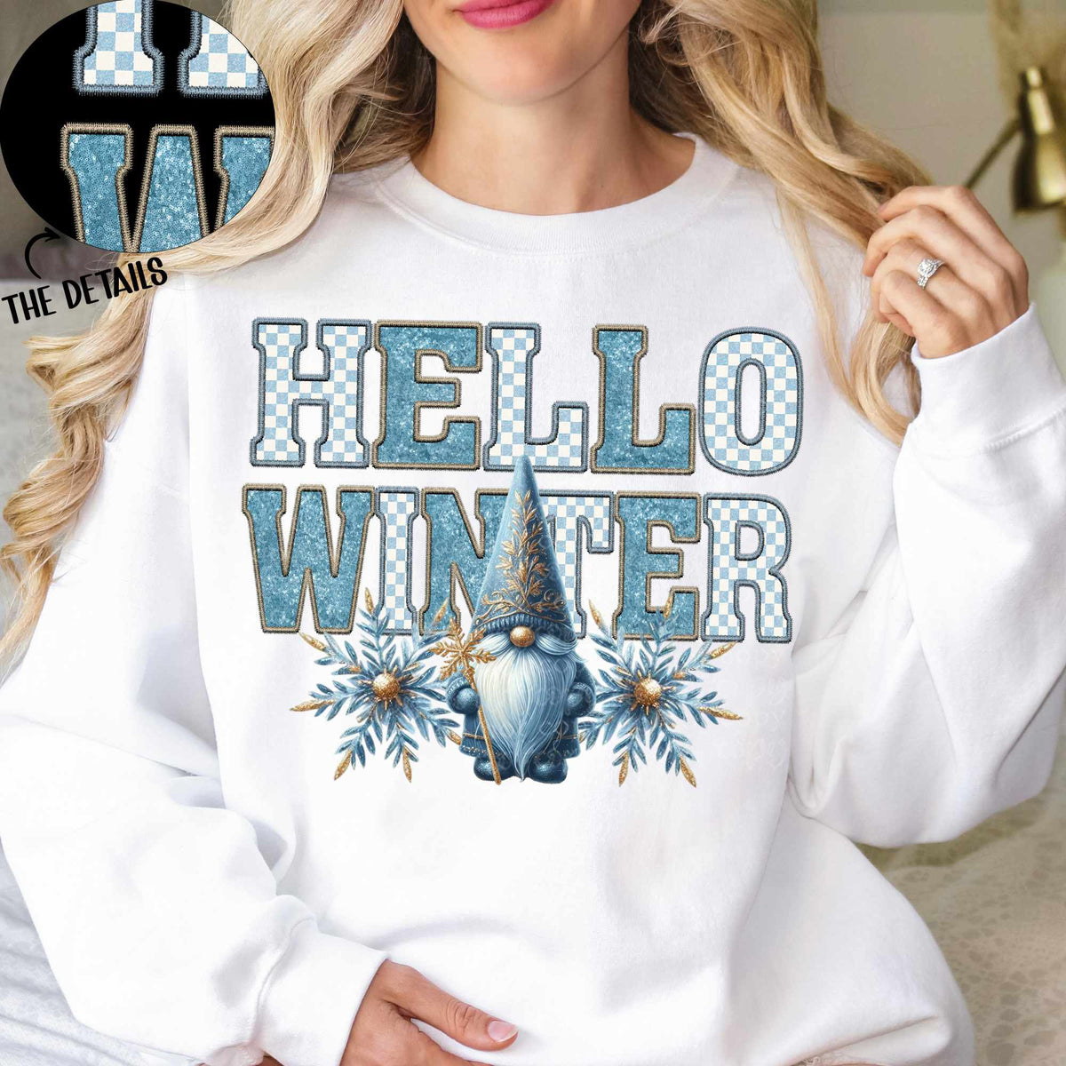 Hello winter gnome (TTD) 67025 DTF transfer
