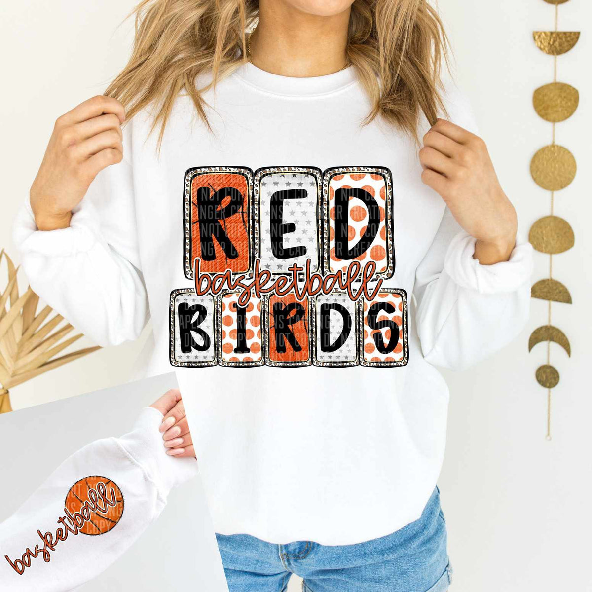Red birds Basketball FRONT (Caplinger) 82903 DTF transfer