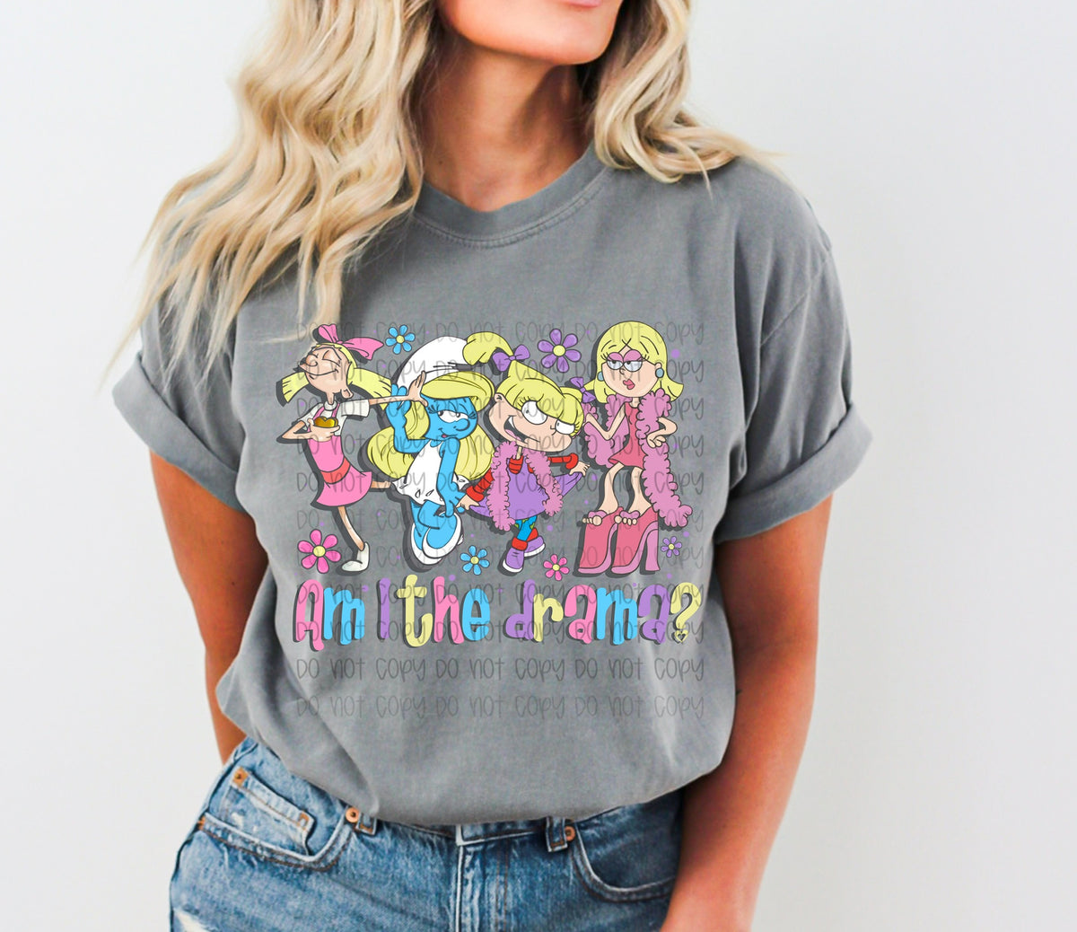 Am I the drama (SSD) DTF transfer